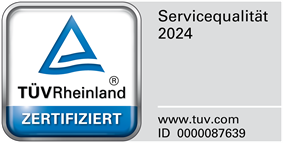 Kfz-Spagl ist von TÜV Rheinland zertifiziert Bild mit Zertifikat von TÜV-Rheinland